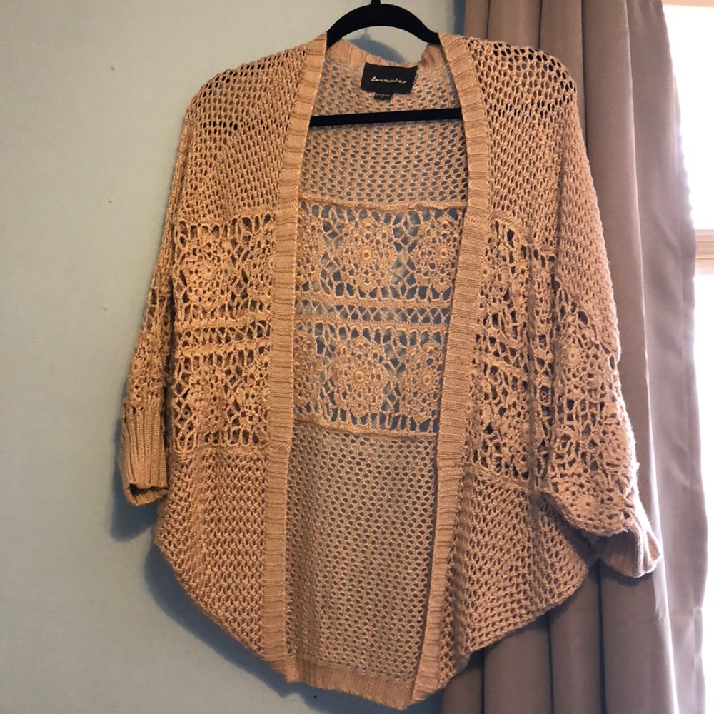 Tan dressy cardigan
